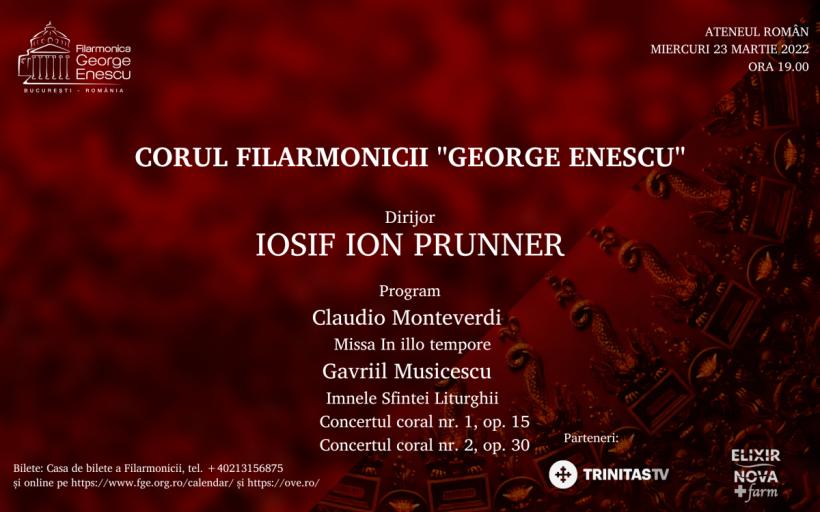 Corul Filarmonicii &quot;George Enescu&quot; revine pe scena Ateneului Român