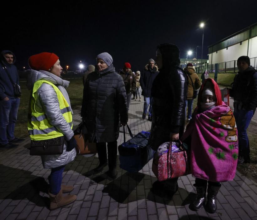 Scade numărul refugiaților ucraineni. 10.000 de persoane au intrat în România în 24 de ore