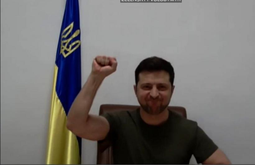 Volodimir Zelenski în Parlamentul italian: Ucraina este poarta prin care armata rusă vrea să pătrundă în Europa