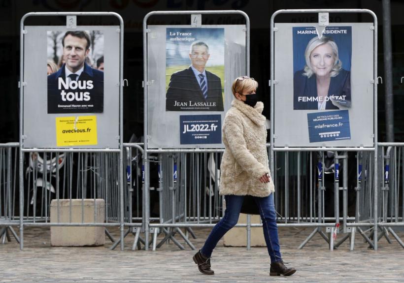 Alegeri în Franța: Macron, amenințat de Le Pen și Putin