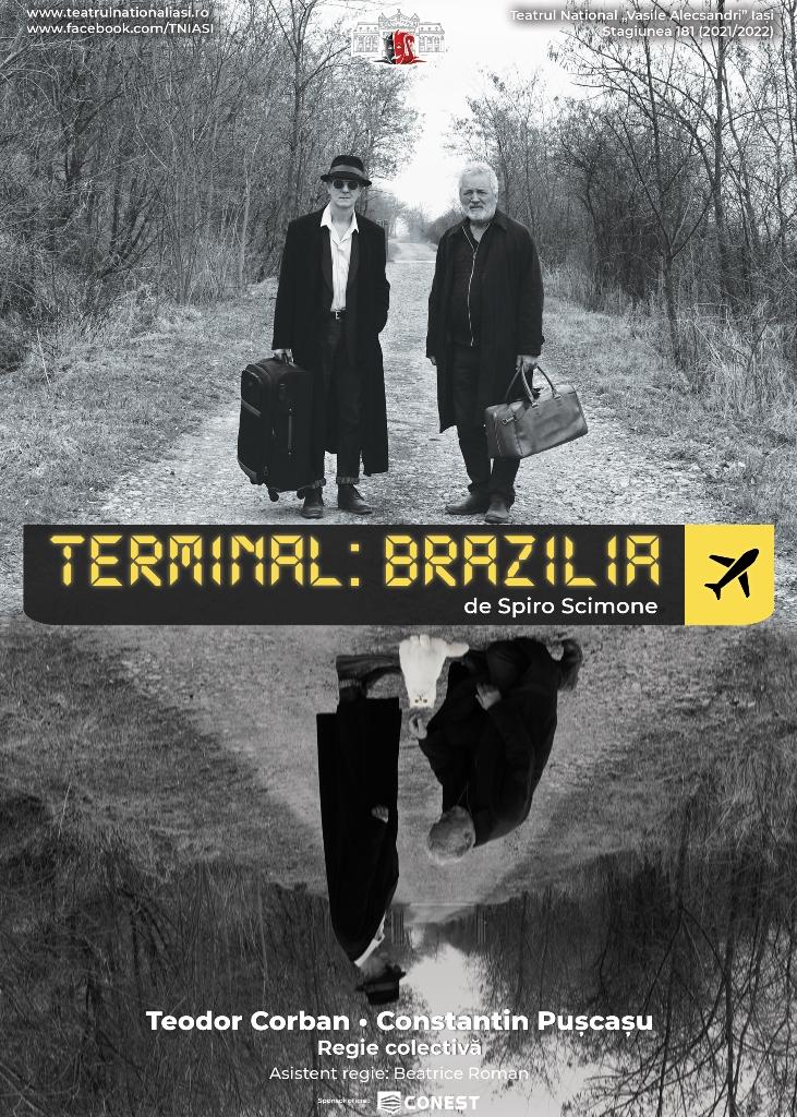 Teodor  Corban și Constantin Pușcașu, în cel mai nou proiect teatral al Naționalului ieșean: „Terminal: Brazilia” de Spiro Scimone 18783445