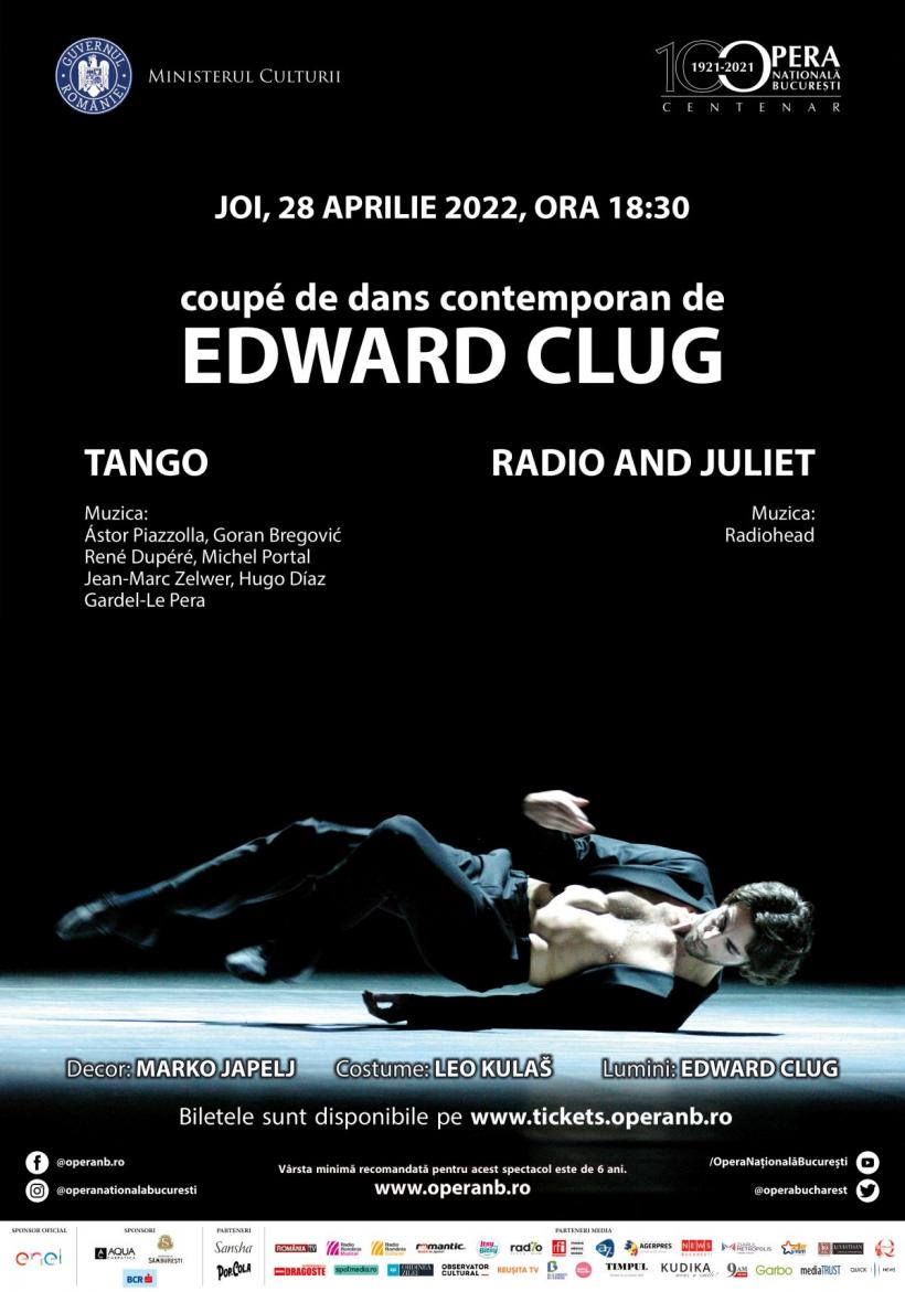 „Tango. Radio &amp; Juliet”, „Lohengrin”, „Nunta lui Figaro”, pe scena Operei Naționale București
