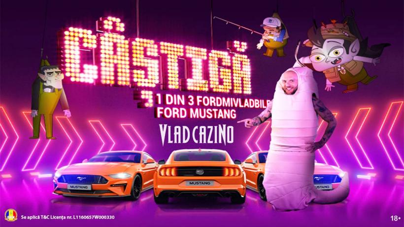 (P) Mașini sport cu 450 cai putere, bani cash și extra beneficii pentru clienții Vlad Cazino