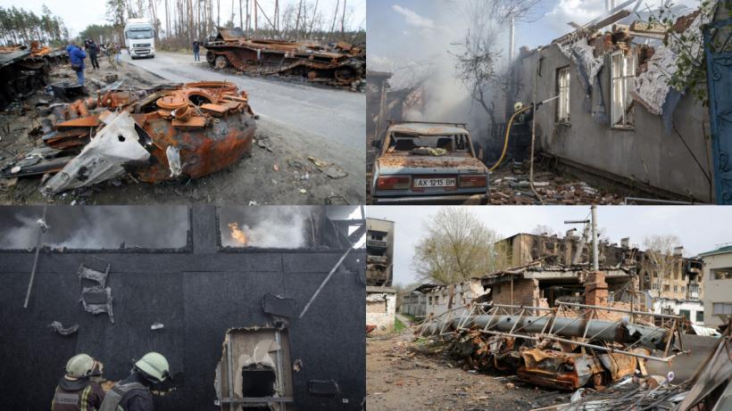 Live TEXT Război în Ucraina, ziua 65. Explozii la Kiev. Un depozit de petrol este în flăcări în Donețk