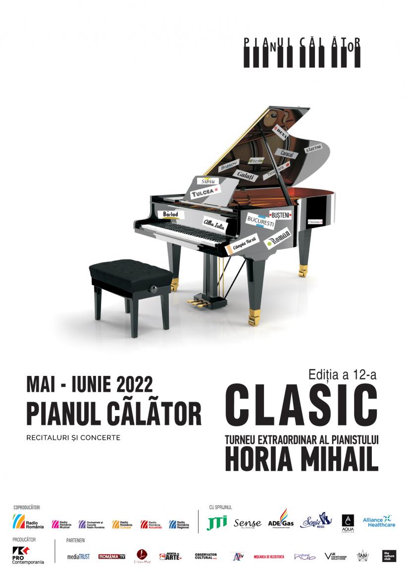 Pianul Călător – CLASIC  Turneul naţional al pianistului Horia Mihail - ediţia a 12-a (mai-iunie 2022)