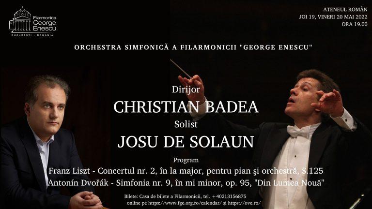 Pianistul spaniol Josu de Solaun: „Liszt a dat măsura geniului său în concertul pe care îl voi cânta, împreună cu Christian Badea, la Ateneul Român”