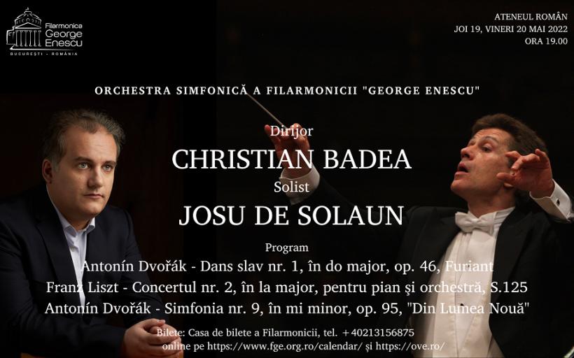 Pianistul spaniol Josu de Solaun: „Liszt a dat măsura geniului său în concertul pe care îl voi cânta, împreună cu Christian Badea, la Ateneul Român”