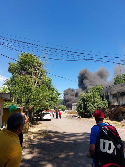 Incendiu de proporții în Timișoara. Flăcările s-au extins o suprafață de aproximativ 400 metri pătrați 18787762