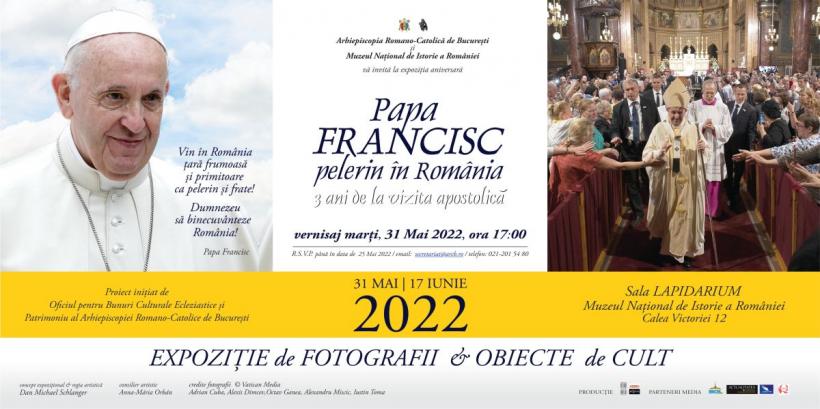 Deschiderea expoziției  „PAPA FRANCISC – Pelerin în România, 3 ani de la vizita apostolică”