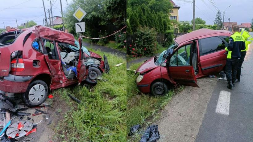 Argeș: O femeie a murit într-un accident în care au fost implicate un camion și un autoturism