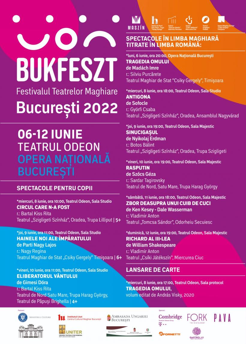 Luni  începe primul festival al  teatrelor maghiare la București!