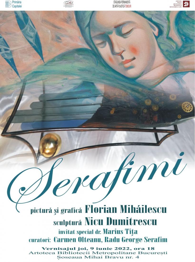 „Serafimi”, expoziție de pictură, grafică și sculptură la Artoteca Bibliotecii Metropolitane București