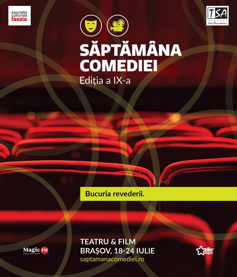 Cea de IX-a ediție a Săptămânii Comediei, la Brașov, între 18 – 24 iulie 2022 18790836
