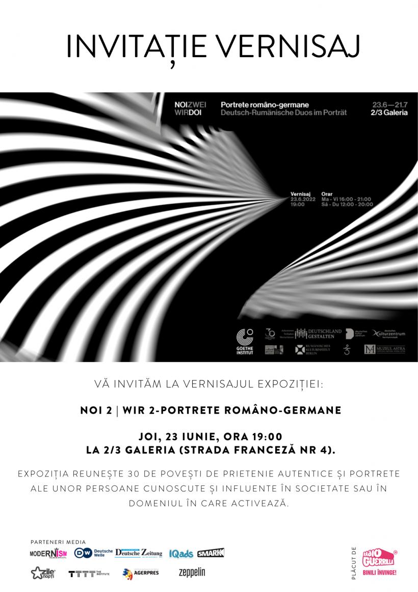 Goethe-Institut celebrează parteneriatul româno-german printr-o expoziție documentară inedită organizată la 2/3 Galeria