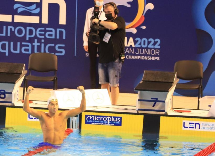 Vlad Stancu, medalie de argint la 800 metri liber Campionatul European de înot pentru juniori