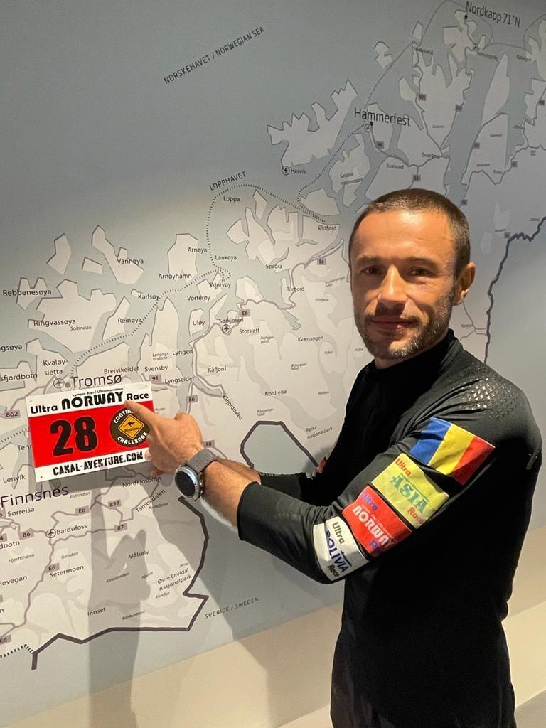 Pompierul Iulian Rotariu a câştigat ultramaratonul din Norvegia, stabilind un nou record