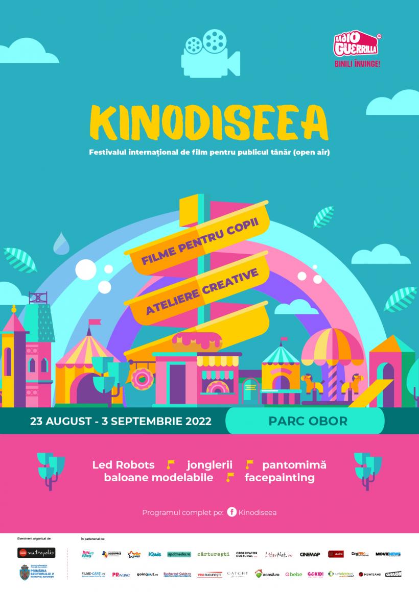 KINOdiseea Open Air revine între 23 august și 3 septembrie în București