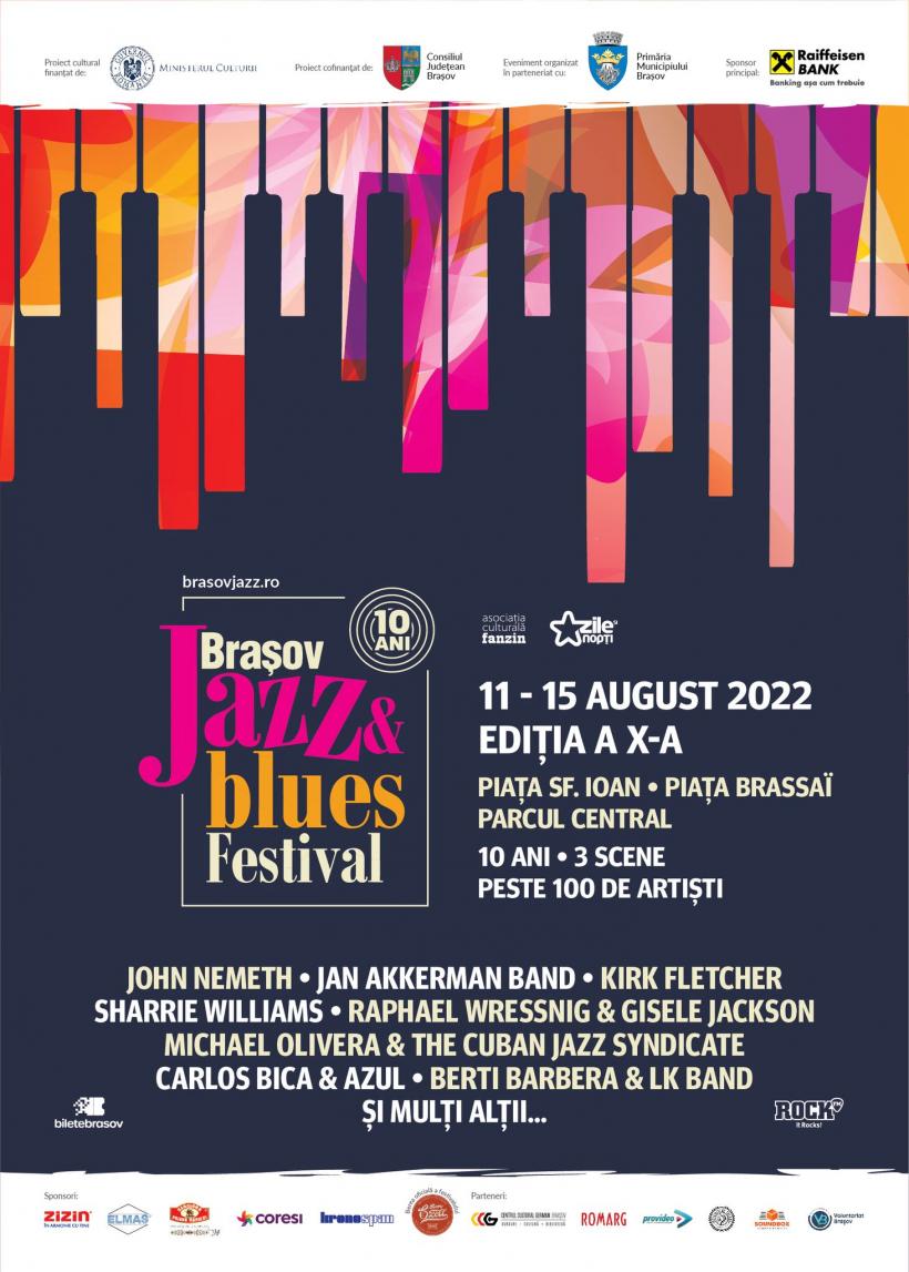 A început Brașov Jazz & Blues Festival. Muzică, proiecții de film și multe alte evenimente la ediția aniversară 18795940