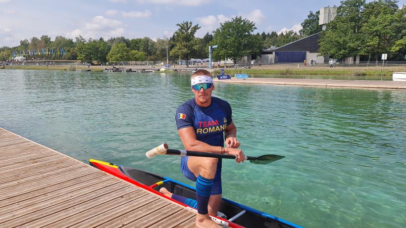 Cătălin Chirilă a câștigat medalia de aur la canoe simplu 1.000 m la Europenele de la Munchen