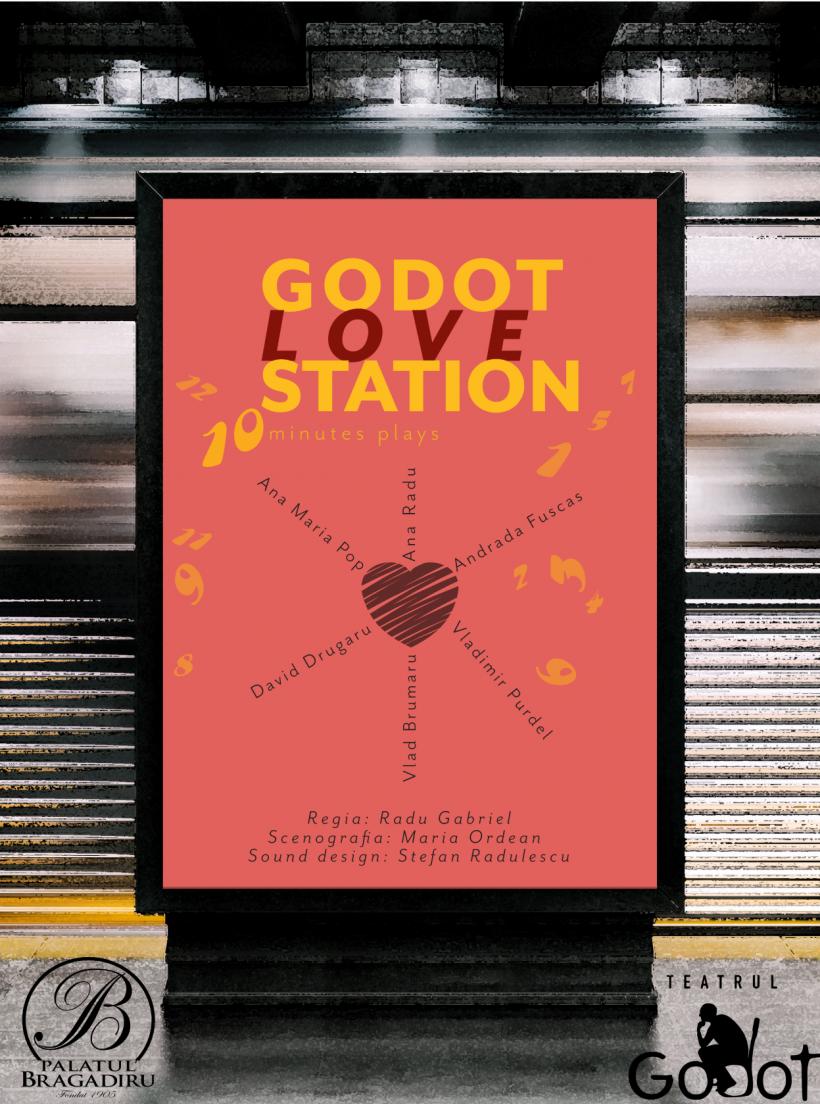 Premiera Godot Love Station, în regia cunoscutului actor Radu Gabriel, are loc săptămâna aceasta, la Palatul Bragadiru 18797014