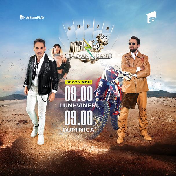 Super Neatza cu Răzvan și Dani revine din 28 august, ora 09.00, la Antena 1