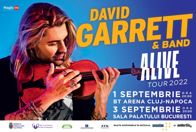 CELEBRUL VIOLONIST DAVID GARRETT ÎN CONCERT LA BT-ARENA CLUJ-NAPOCA ȘI SALA PALATULUI BUCUREȘTI „ALIVE TOUR” 18797704