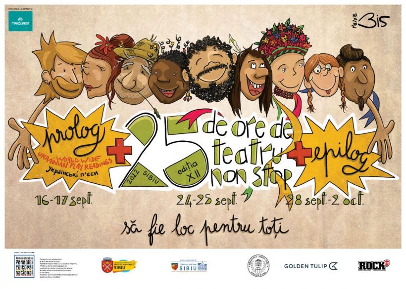 Festivalul „25 de ore de teatru non-stop”, un eveniment unic în România, a ajuns la ediția a XII-a