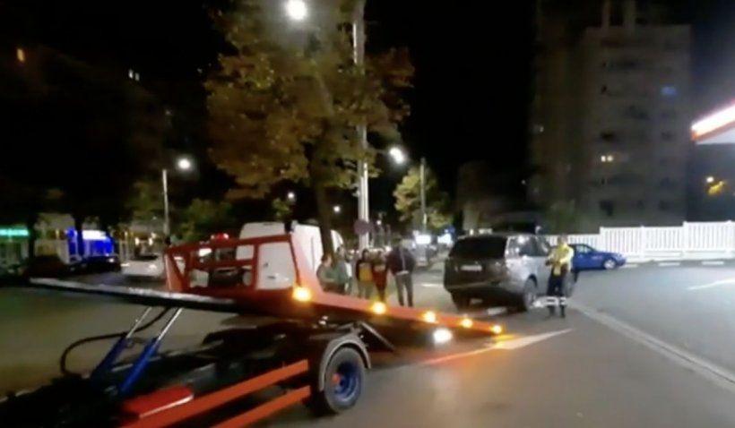 Accident CUMPLIT la Iași: O mașină a fost distrusă. Șase persoane sunt rănite