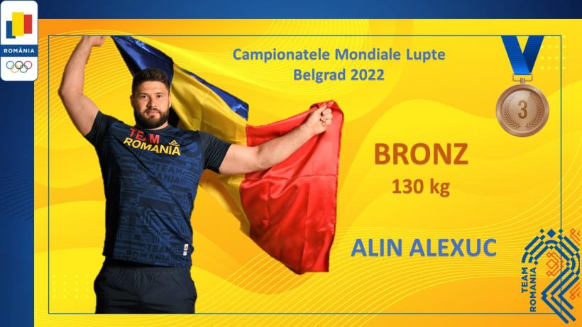 Alin Alexuc, medalie de bronz la Campionatele Mondiale de Lupte de la Belgrad