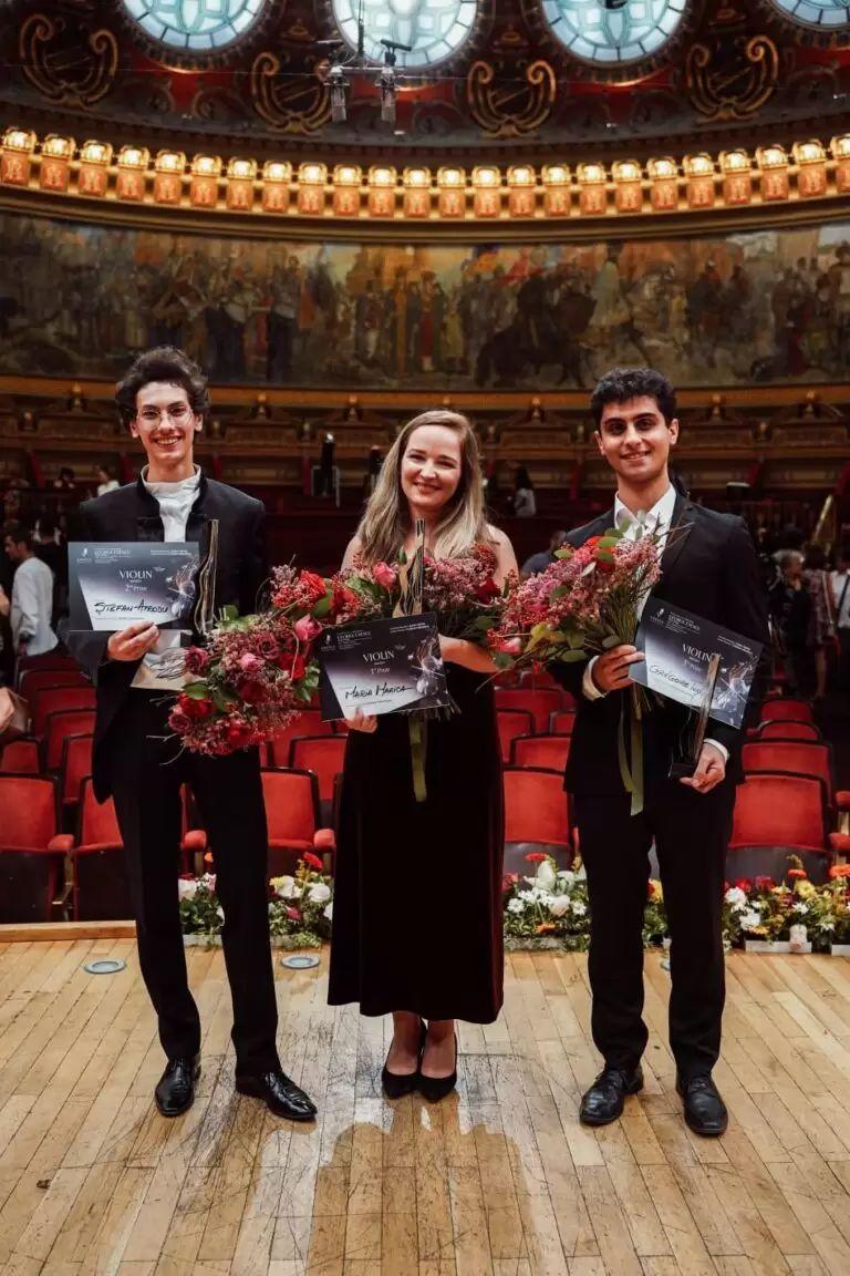 Violonista româncă Maria Marica câștigă Finala Concursului Internațional George Enescu 2022, Secțiunea Vioară, după un concert încununat de aplauze