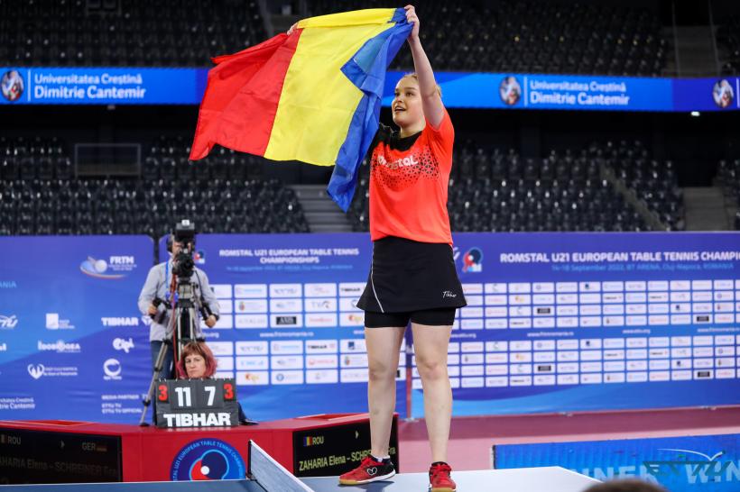 Constănțeanca Elena Zaharia este CAMPIOANA Europei la simplu feminin U21 la tenis de masă!  18799696