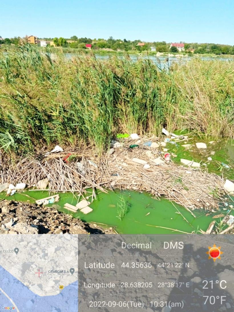 Balta Tuzla, îngropată în gunoaie. Garda de Mediu a făcut o sesizare penală 18800267