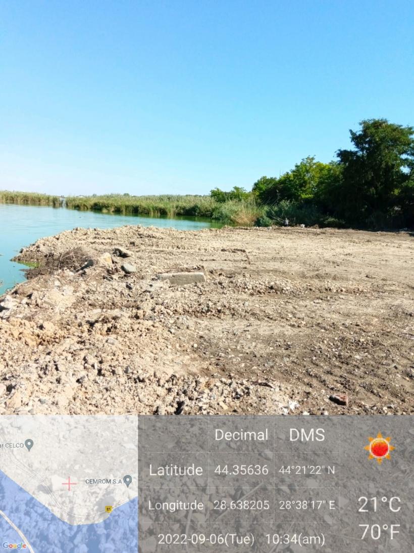 Balta Tuzla, îngropată în gunoaie. Garda de Mediu a făcut o sesizare penală 18800268