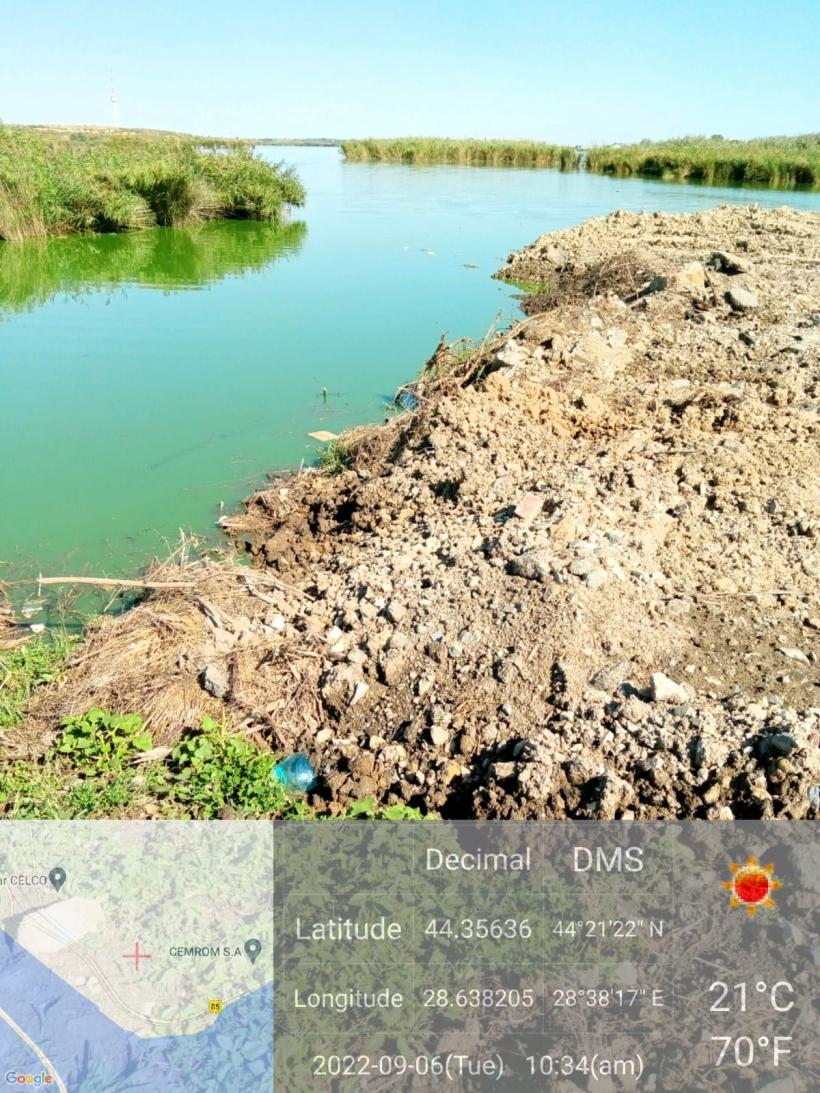 Balta Tuzla, îngropată în gunoaie. Garda de Mediu a făcut o sesizare penală 18800269