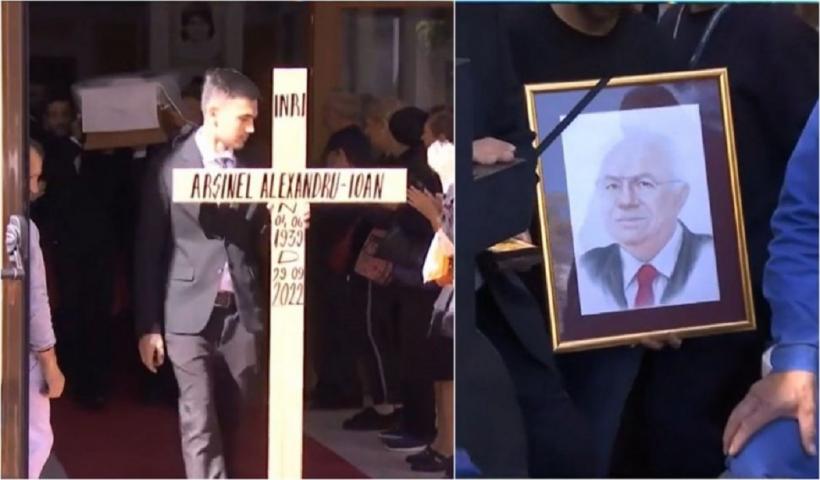 VIDEO Alexandru Arșinel, condus pe ultimul drum. Actorul a fost înmormântat la Cimitirul Bellu din Capitală