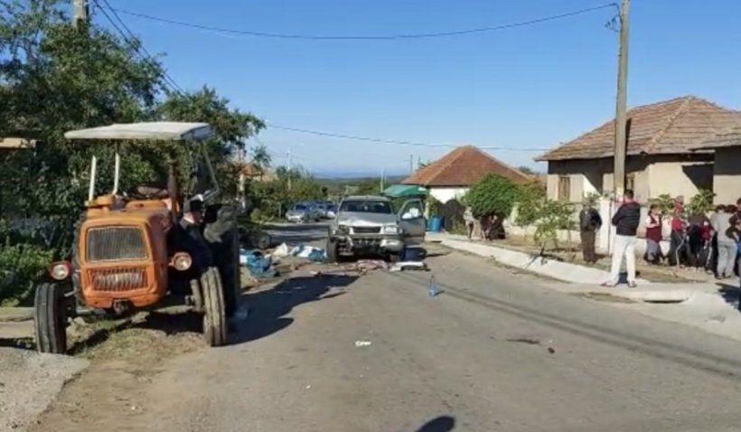 Accident dramatic la Arad! Un bărbat a murit strivit de tractor