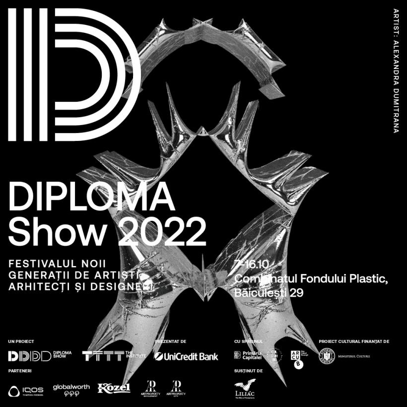 Începe DIPLOMA Show, ediția a IX-a. 10 zile de artă contemporană, petreceri și experiențe culturale la Combinatul Fondului Plastic din București