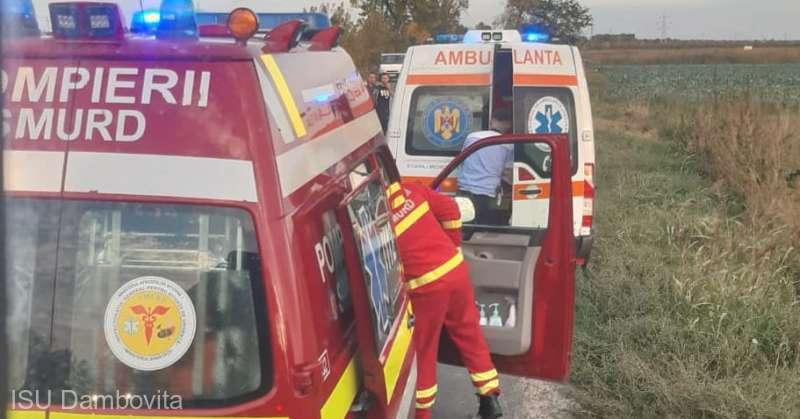 Accident grav pe DN 7. Două persoane au murit. A fost chemat elicopterul SMURD 18802648