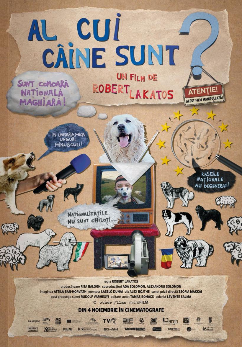 Documentarul satiric „Al cui câine sunt?”,  lansat în cinematografele din România pe 4 noiembrie