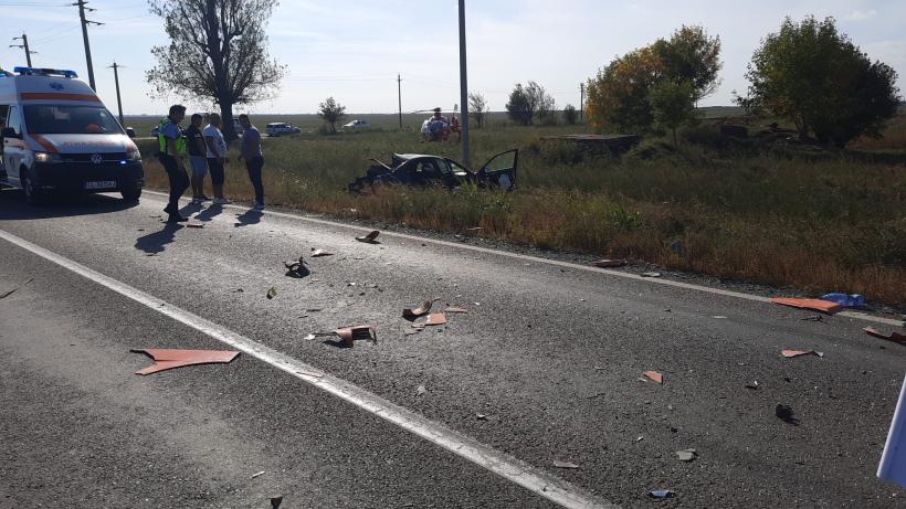 Accident grav între Slobozia și Drajna. O fetiță de 7 ani este în comă 18802883