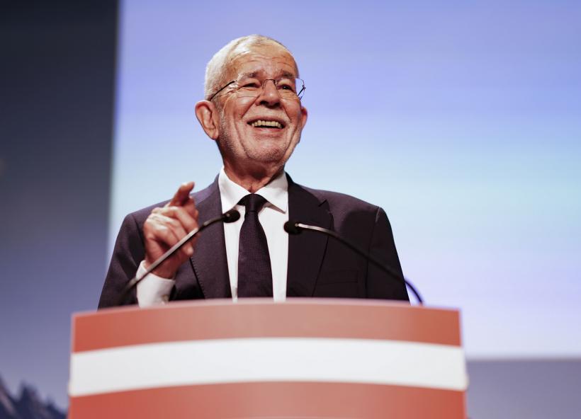 Alegeri Austria:Președintele Alexander Van der Bellen a câștigat un al doilea mandat - exit-poll