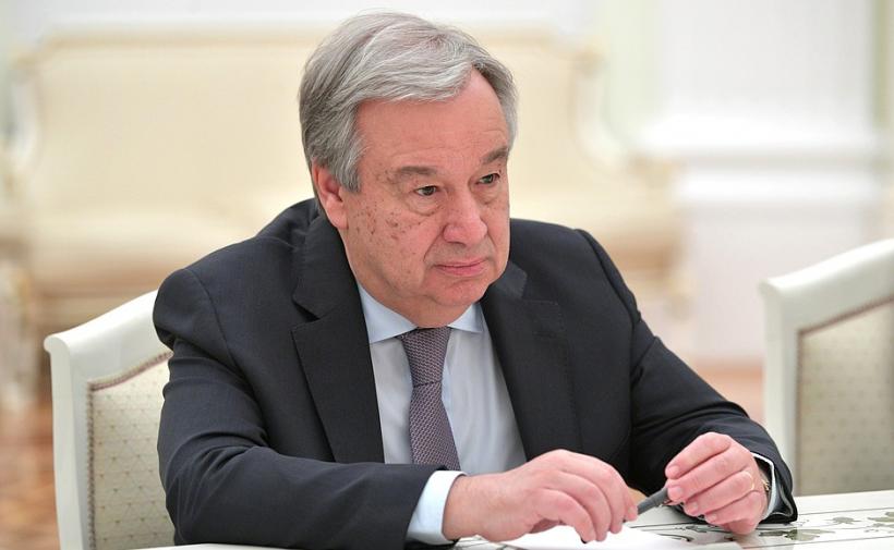 Antonio Guterres denunţă &quot;escaladarea inacceptabilă a războiului&quot; dintre Rusia şi Ucraina