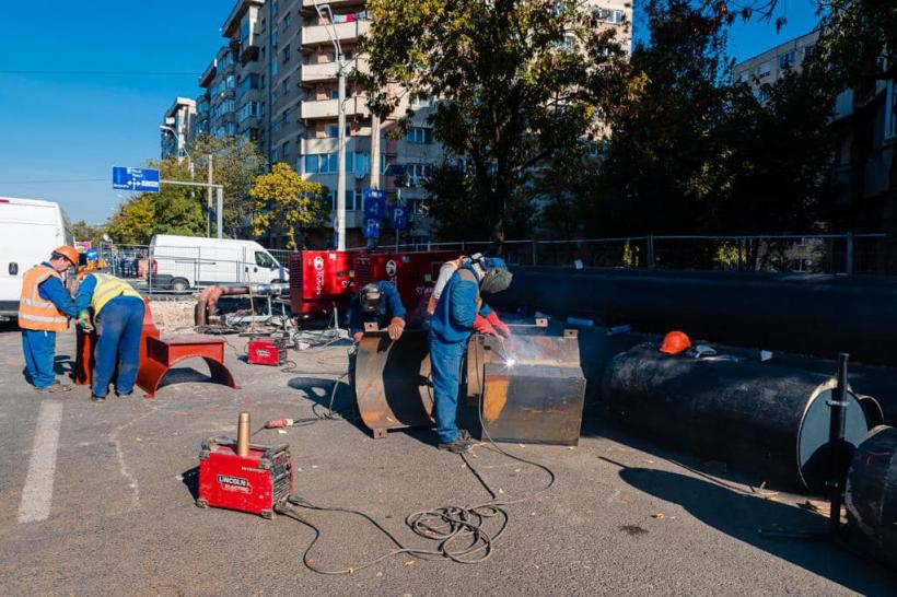 Probe de presiune pe un segment al sistemului de termoficare din zona Ferentari