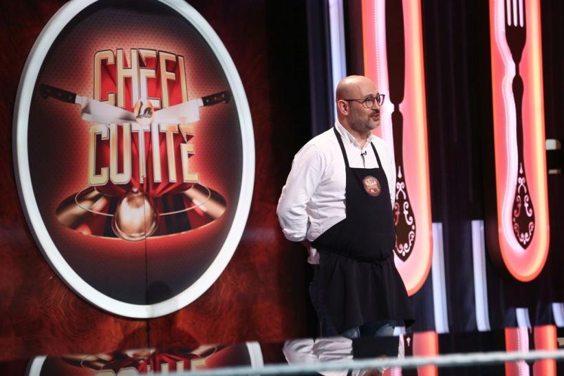 Chefi la cuțite, lider de piață cu ediția de luni. În seara aceasta, românul care a gătit pentru Regina Marii Britanii intră în competiția culinară și dezvăluie culisele bucătăriei exclusiviste în care lucrează 18803160