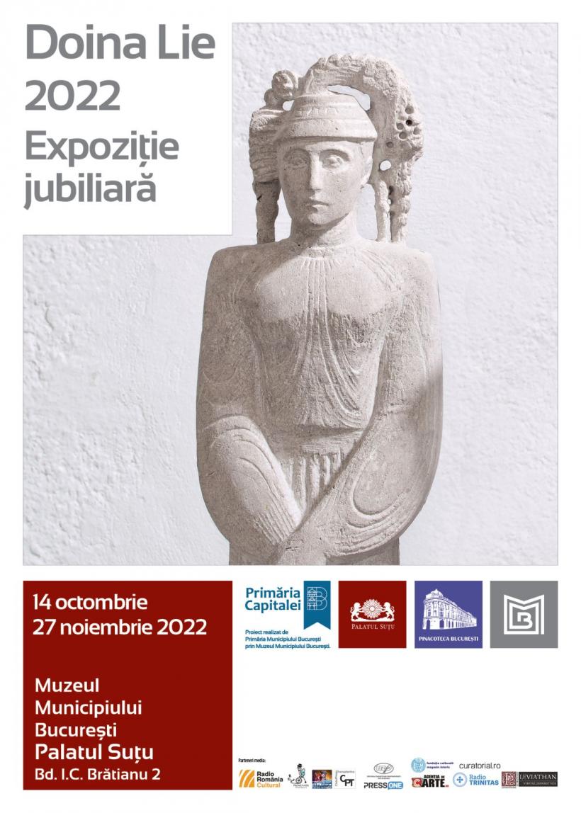 „Doina Lie 2022. Expoziție jubiliară”, la Palatul Suțu