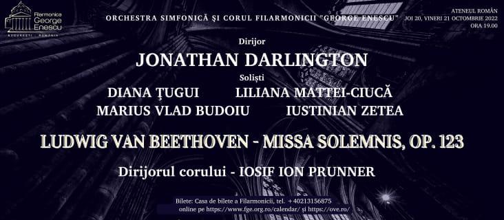 Missa Solemnis de Beethoven, evenimentul muzical al toamnei la Ateneul Român