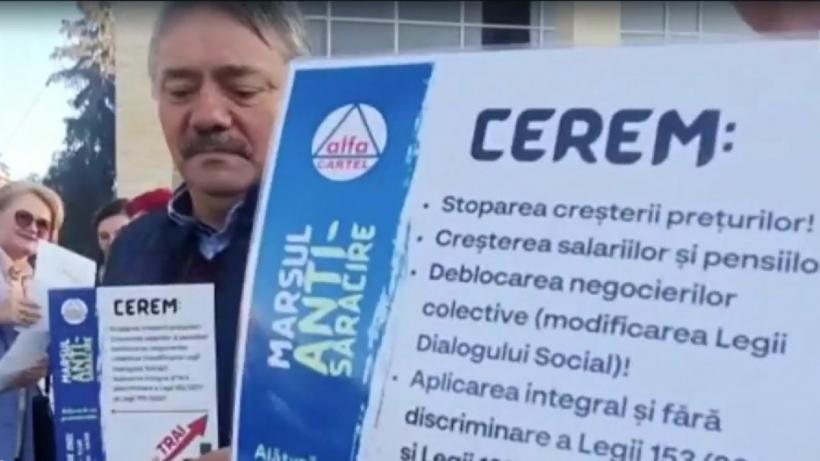 „Marșul Anti-Sărăcire”: Caravanele Cartel Alfa ajung la Tg.Jiu, Râmnicu Vâlcea și Galați