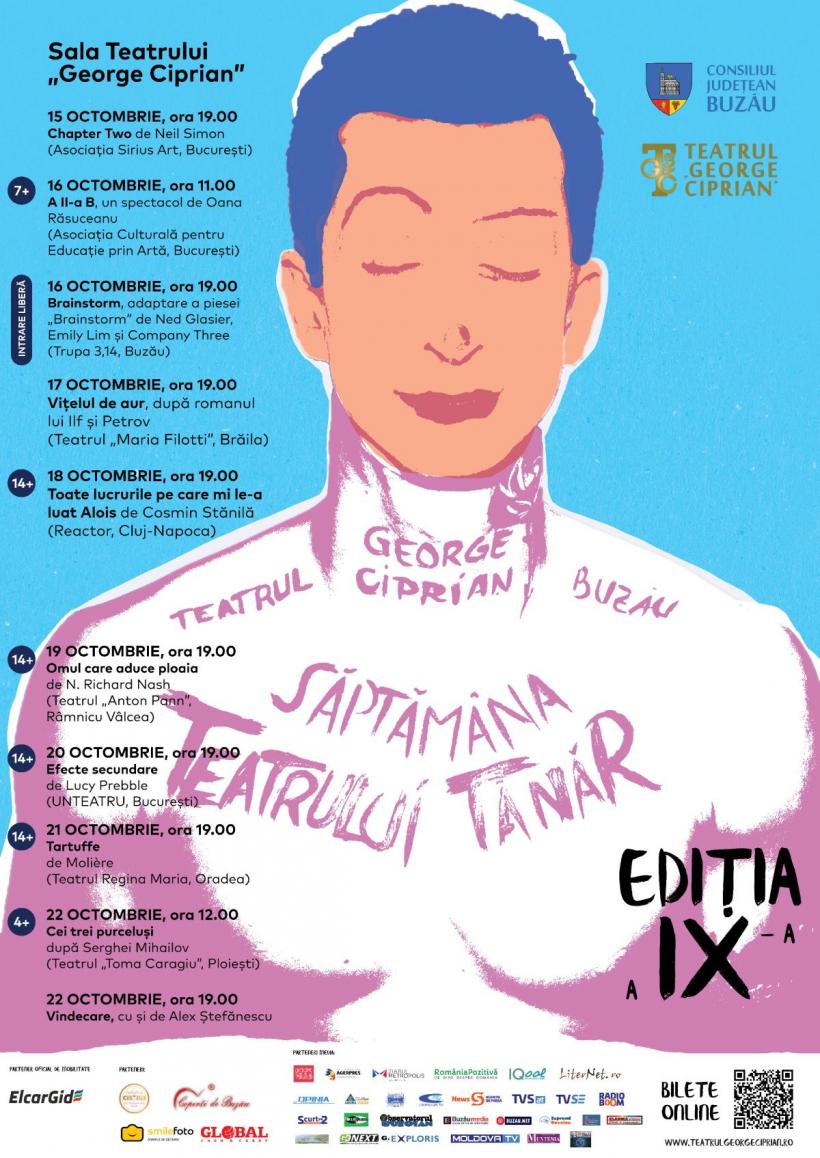 Săptămâna Teatrului Tânăr – festivalul tinerilor artiști are loc săptămâna aceasta la Teatrul „George Ciprian” din Buzău 18804861