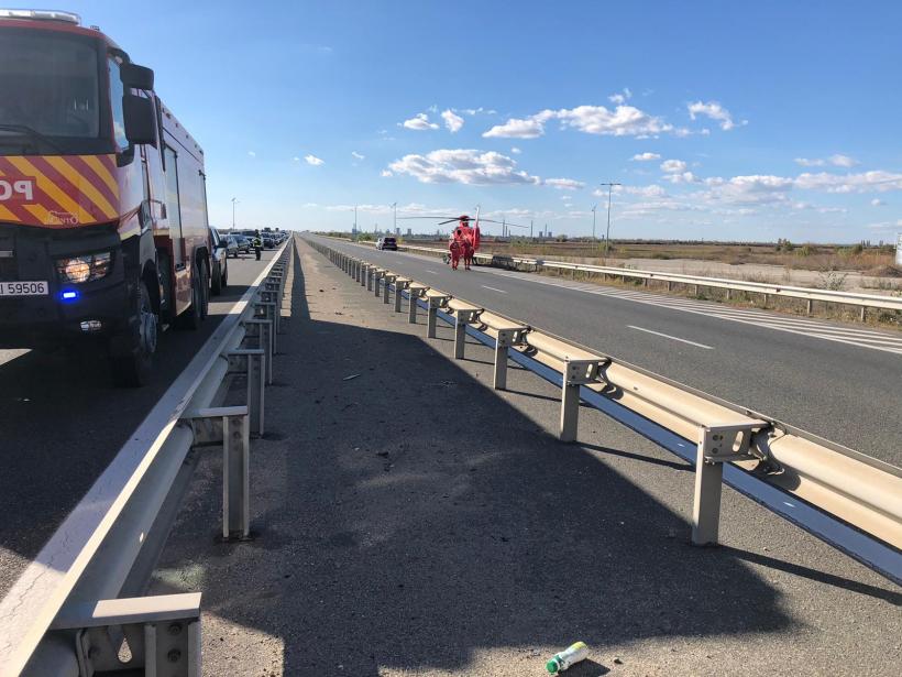 Accident GRAV pe autostrada București-Ploiești. Patru victime, între care un copil de 2 ani 18805171