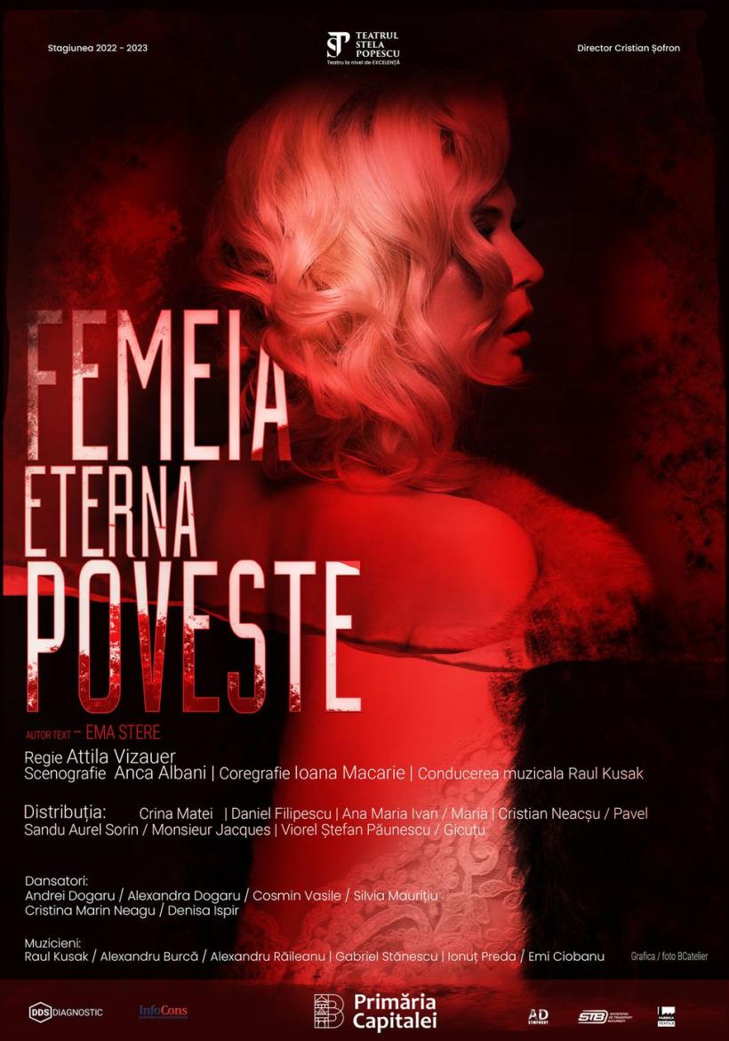 Teatrul Stela Popescu continuă călătoria pe scenele bucureştene la Teatrele Nottara şi Constantin Tănase, pe 29 şi 30 octombrie